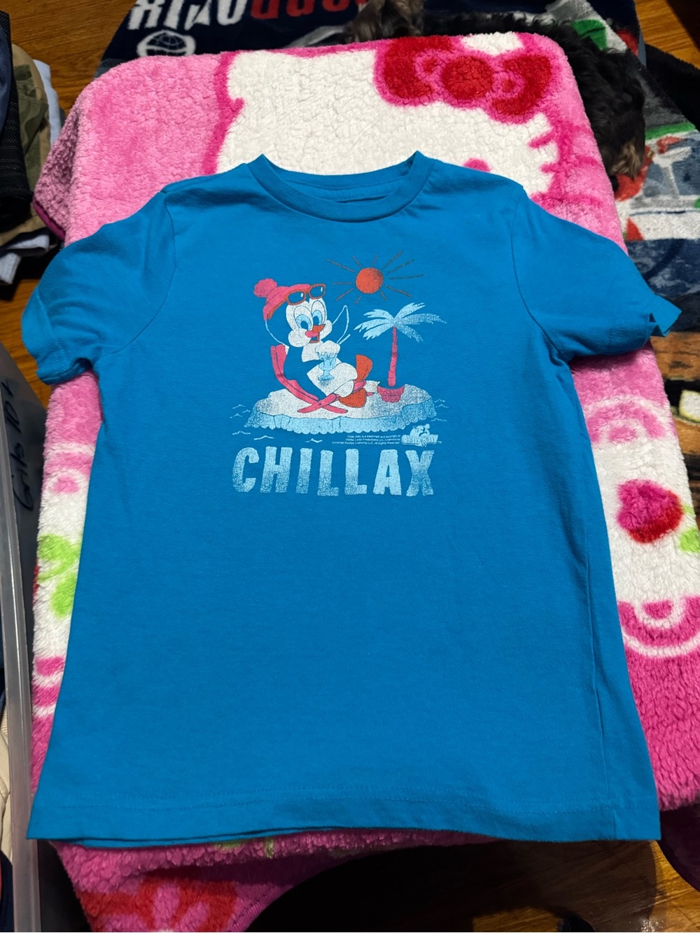 Tucker + Tate Bright Blue 'Chillax' Graphic Tee